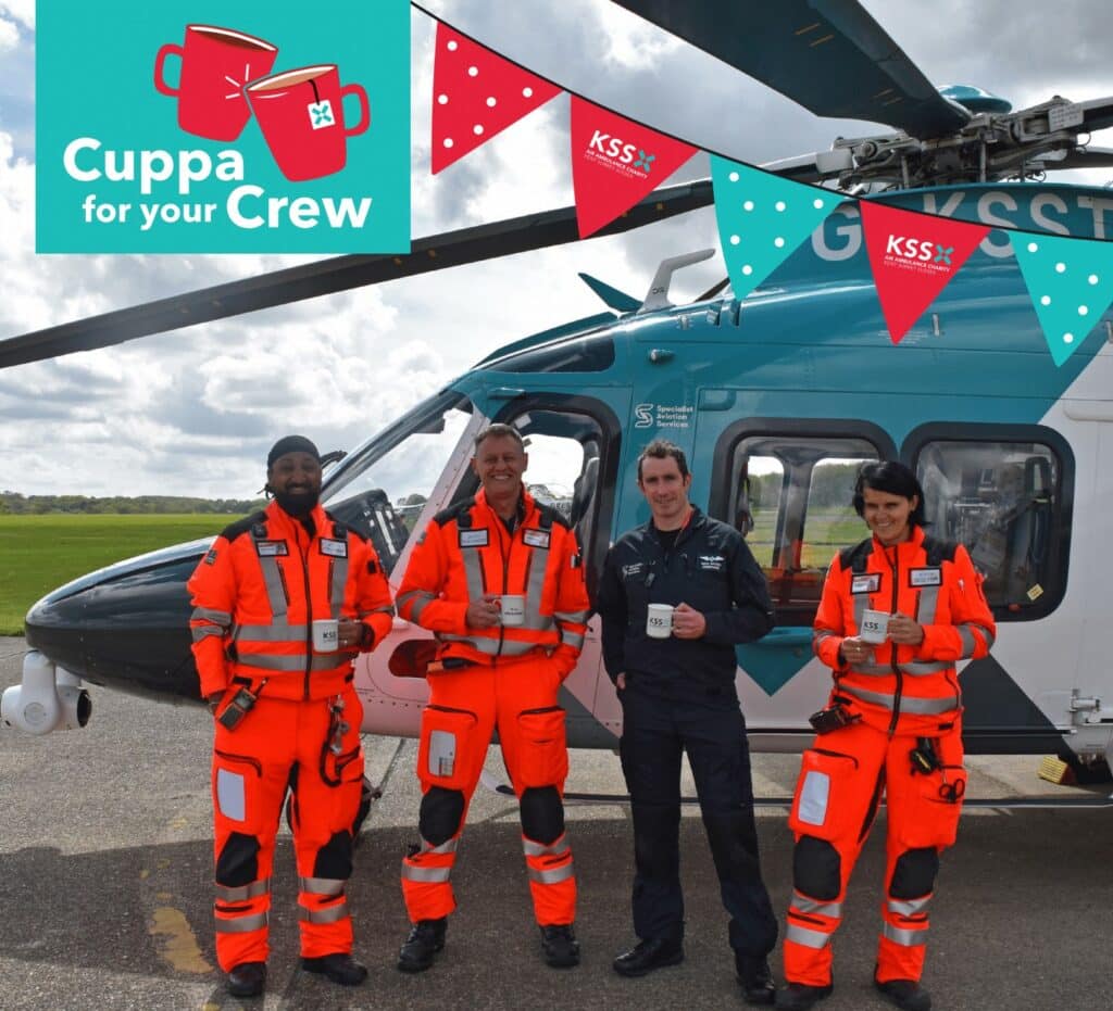 Cuppa For Your Crew and 100 Miles in July - Help Air Ambulance Kent ...